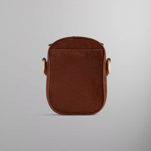 Kith Monogram Suede Utility Pouch Crossbody - Walnut PH