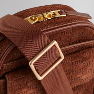 Kith Monogram Suede Utility Pouch Crossbody - Walnut PH