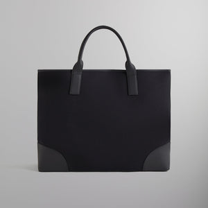 Kith Leather Trimmed Canvas Tote - Black PH