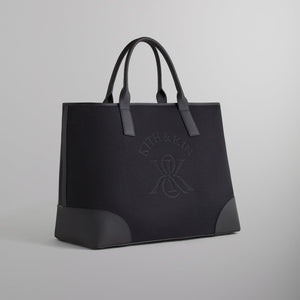 Kith Leather Trimmed Canvas Tote - Black PH