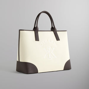 Kith Leather Trimmed Canvas Tote - Sandrift PH