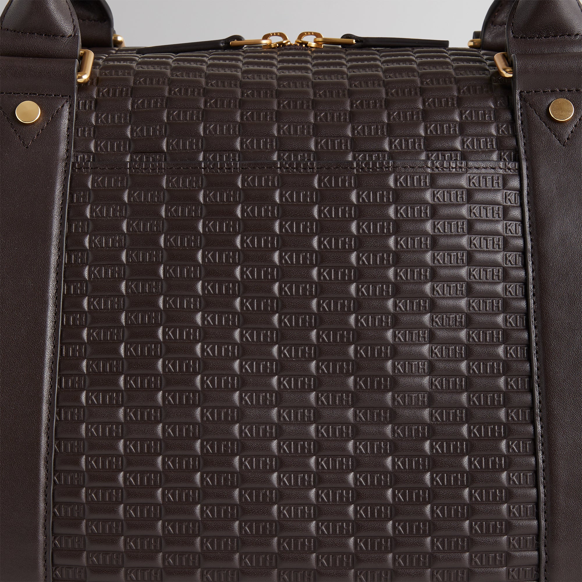 Kith Monogram Leather Duffle Bag - Incognito – Kith Europe