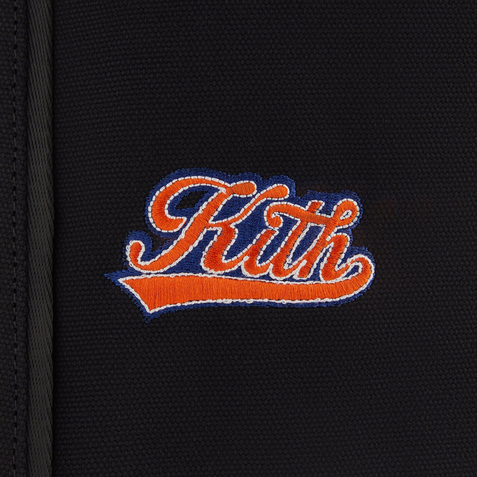 Kith for the New York Knicks All Over Embroidered Canvas Tote - Black