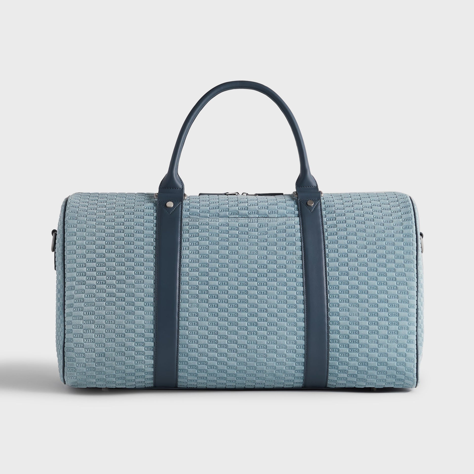 Kith Monogram Suede Duffle Bag - Mist