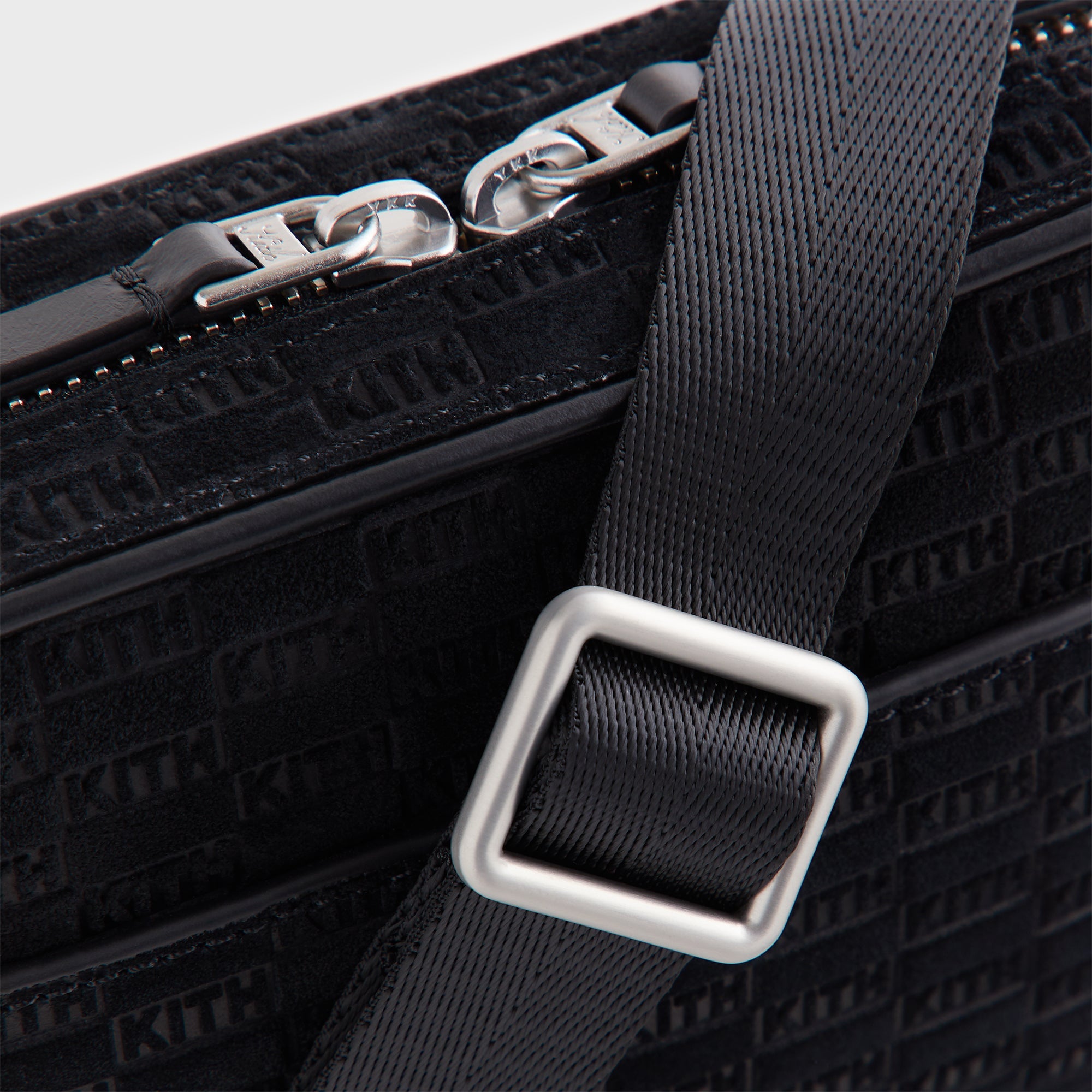 Kith Monogram Suede Crosswalk K20 Bag - Black – Kith Europe