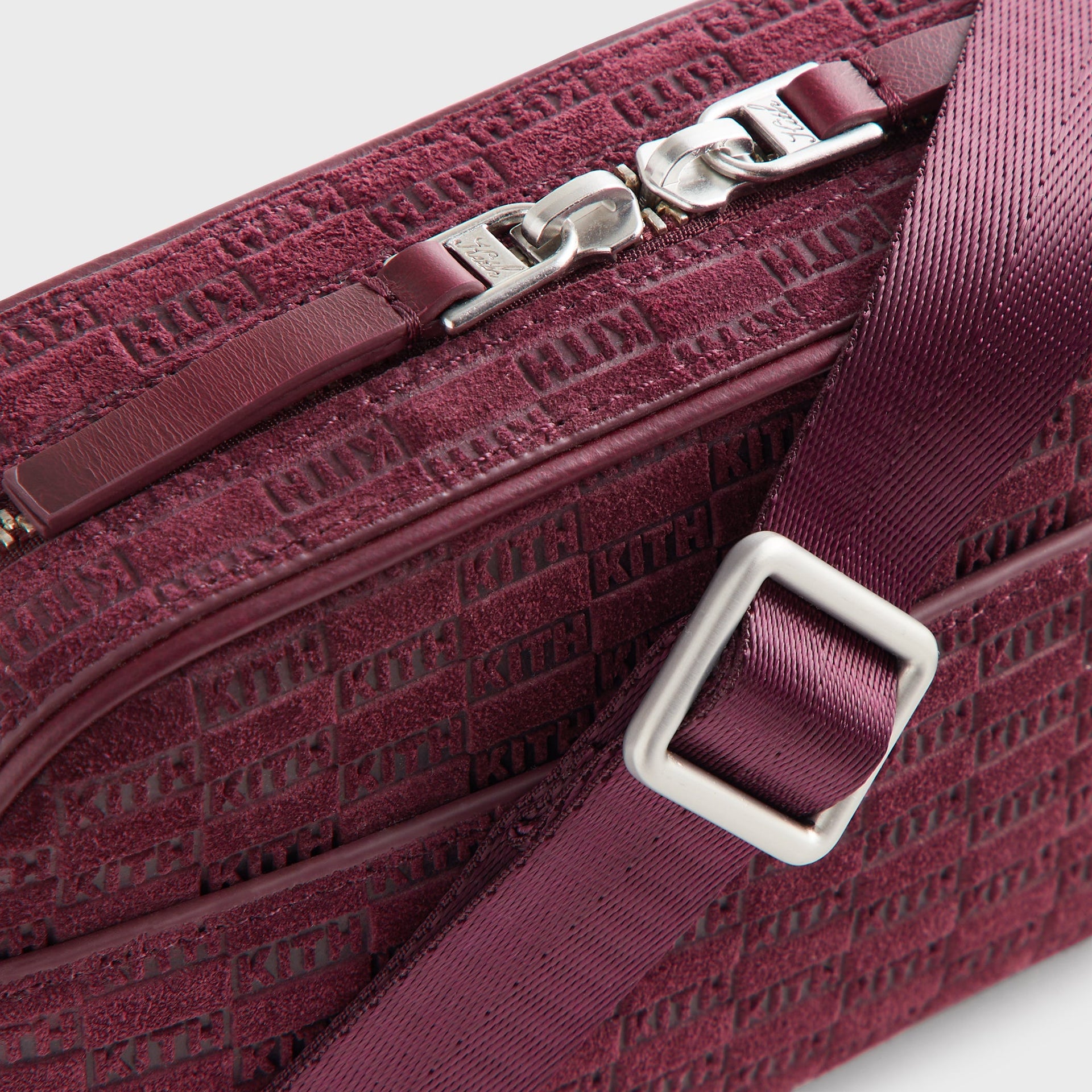 Kith Monogram Suede Crosswalk K20 Bag - Magma