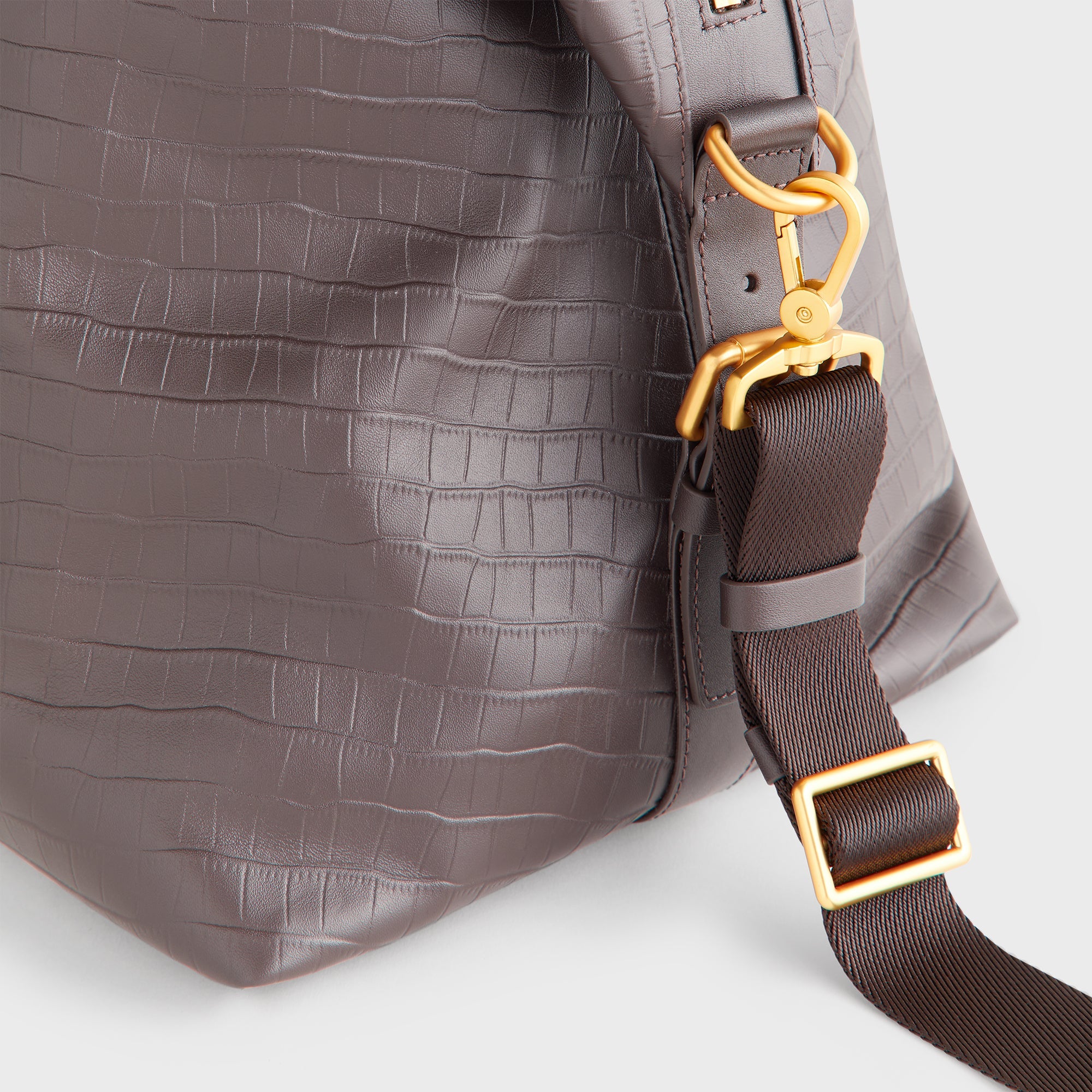 Kith Croc Debossed Leather Duffle Bag - Incognito – Kith Europe