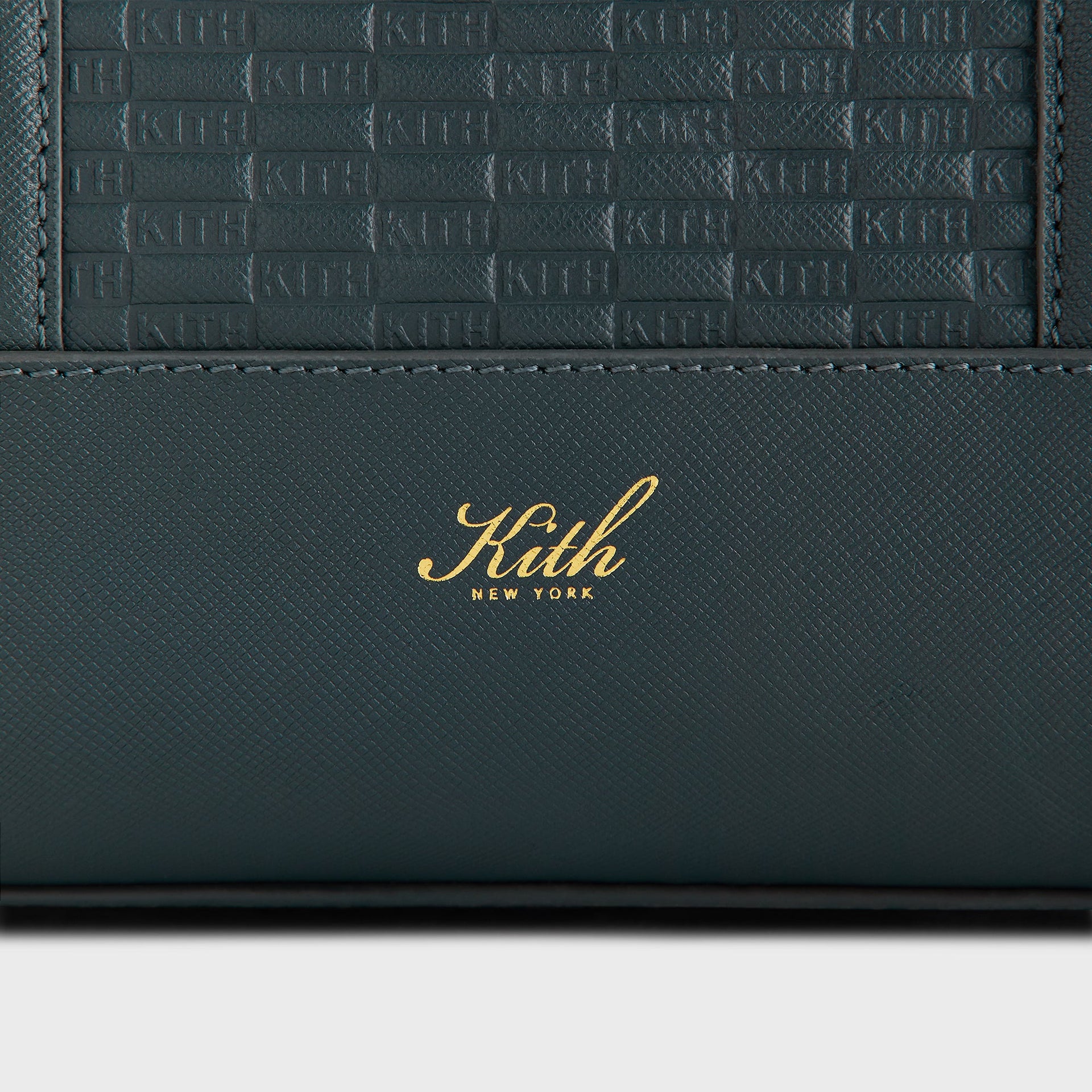 Kith Monogram Leather Explorer Traveler K40 Duffle Bag - Stadium