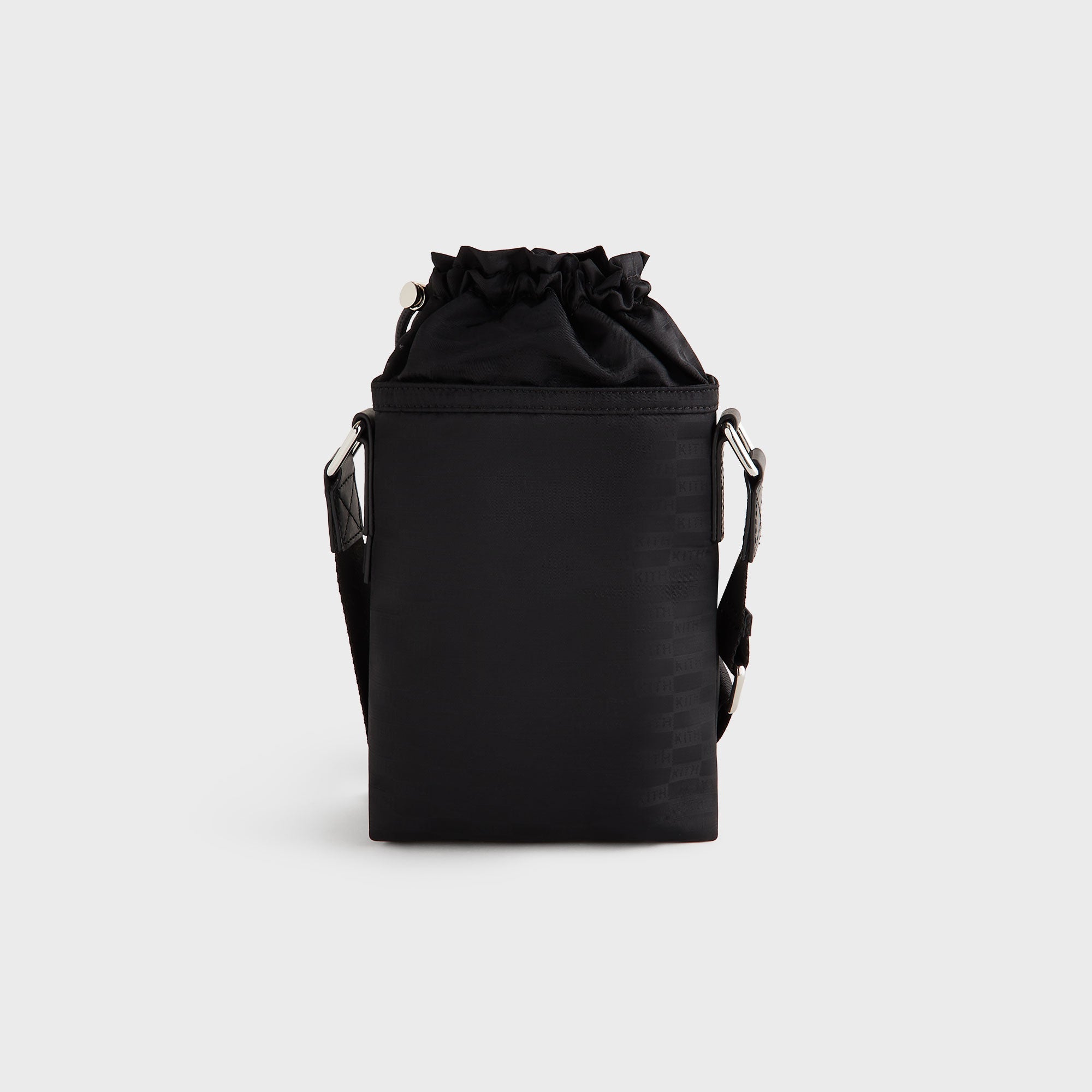 Kith Monogram Nylon Jacquard Drawcord Crossbody - Black – Kith Europe