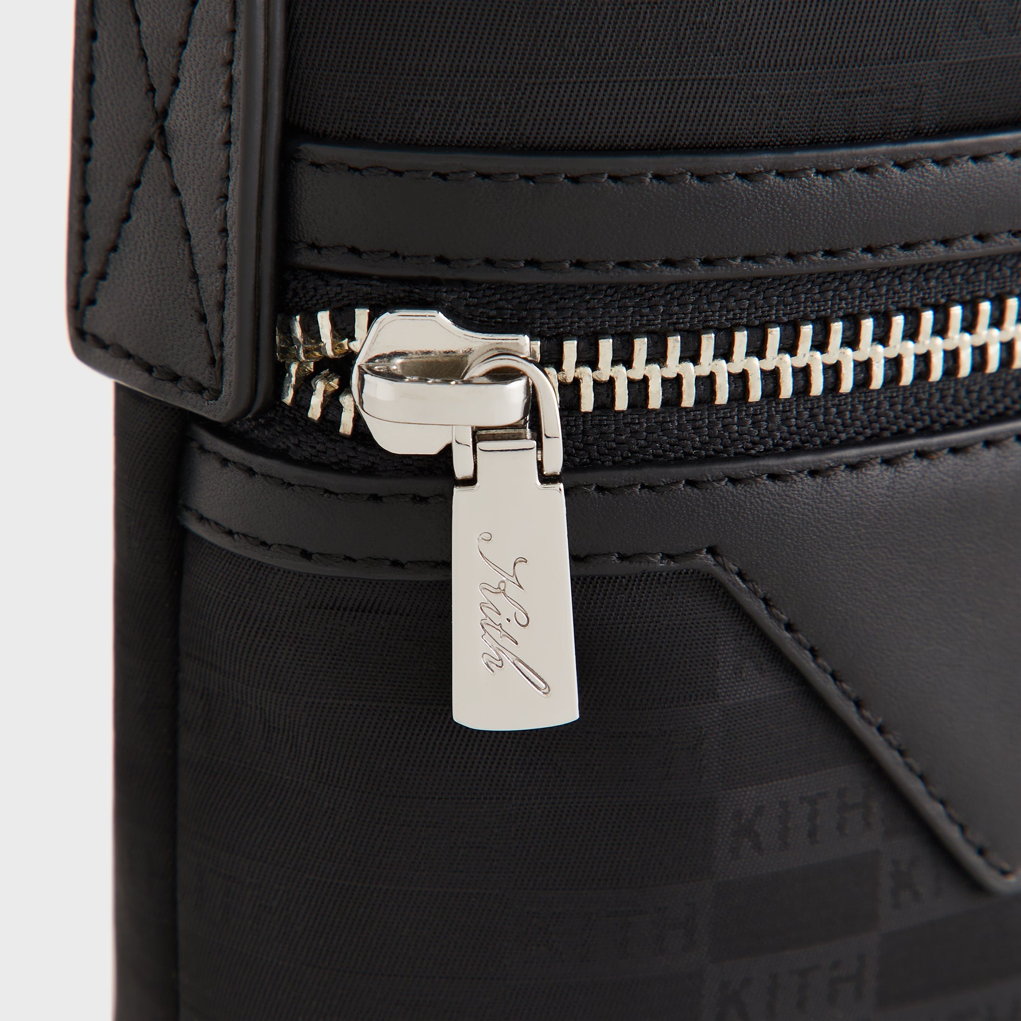 Kith Monogram Nylon Jacquard Drawcord Crossbody - Black – Kith Europe