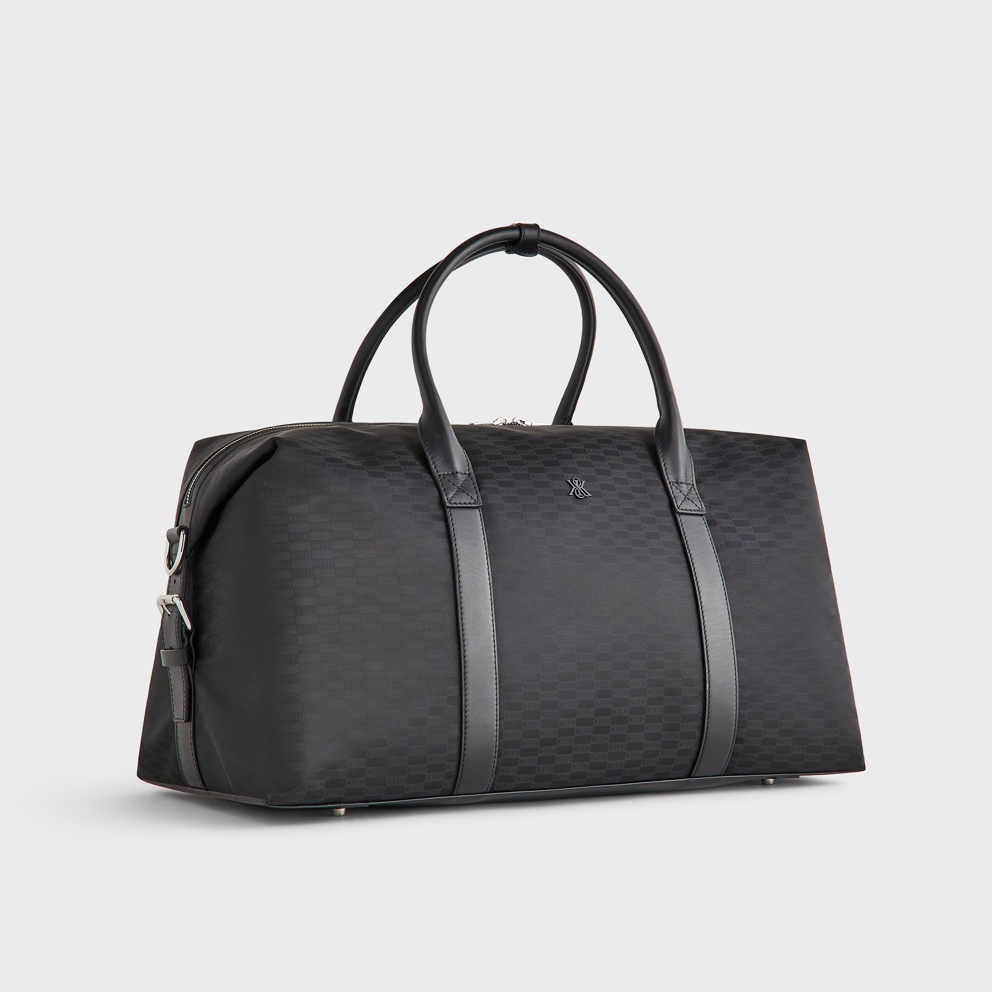 Kith Monogram Nylon Leather Duffle Bag - Black – Kith Europe