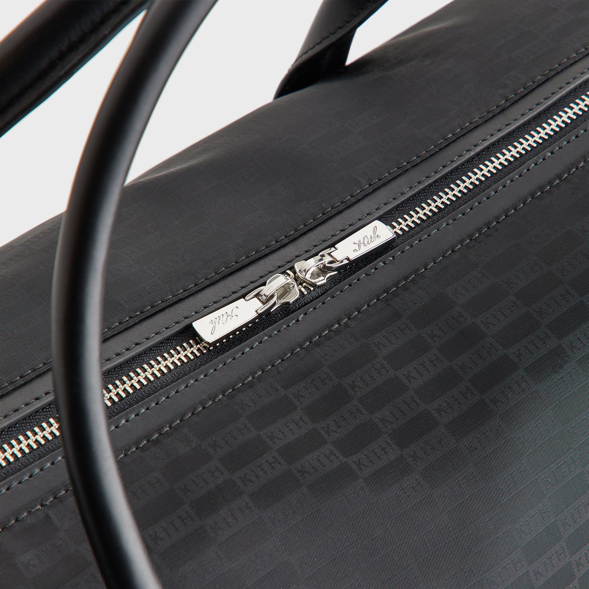Kith Monogram Nylon Leather Duffle Bag - Black – Kith Europe