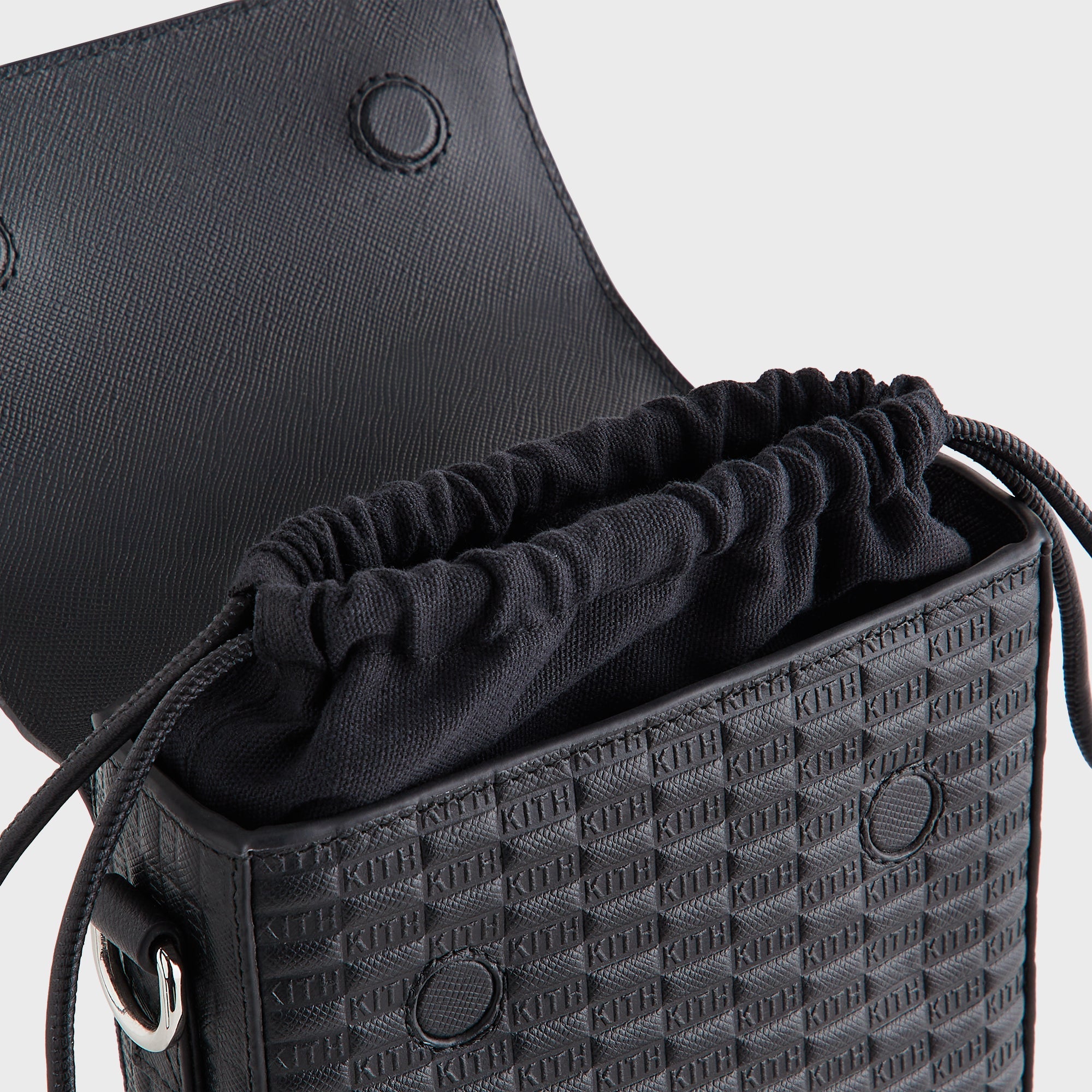 Kith Monogram Leather Explorer Pack - Black – Kith Europe