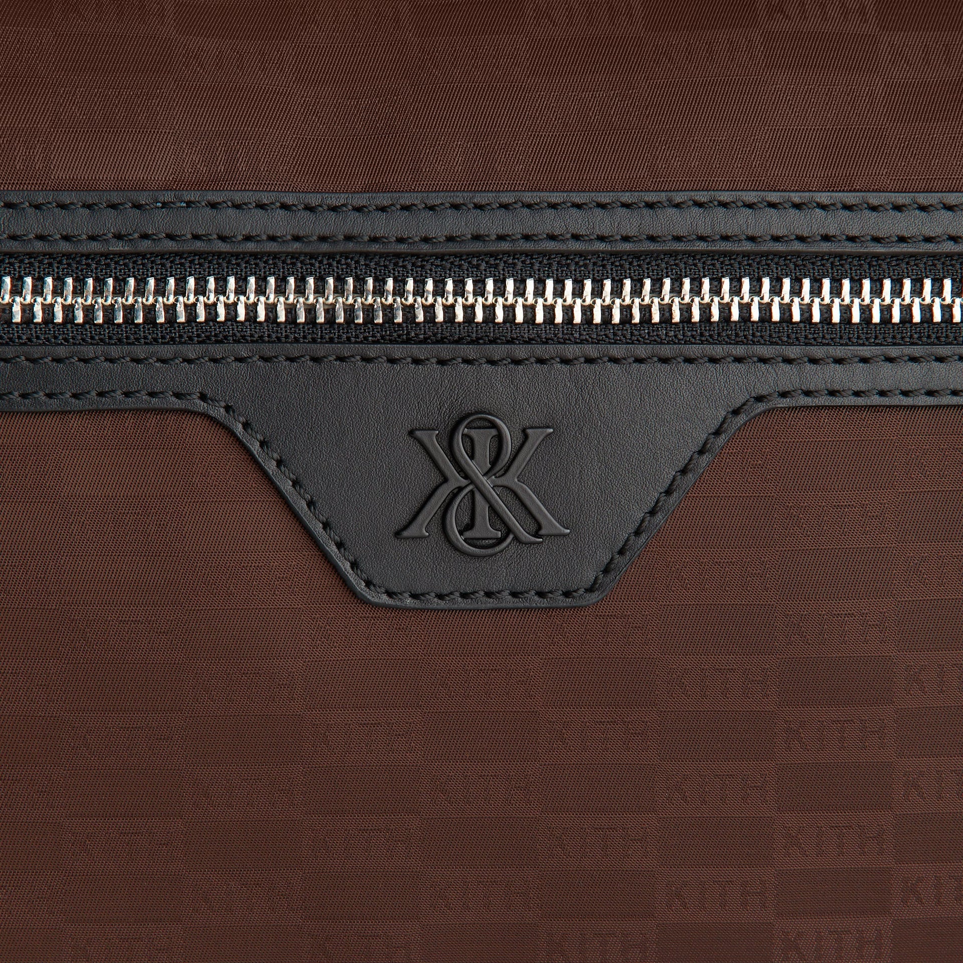 Kith Monogram Nylon Jacquard Backpack - Dark Roast