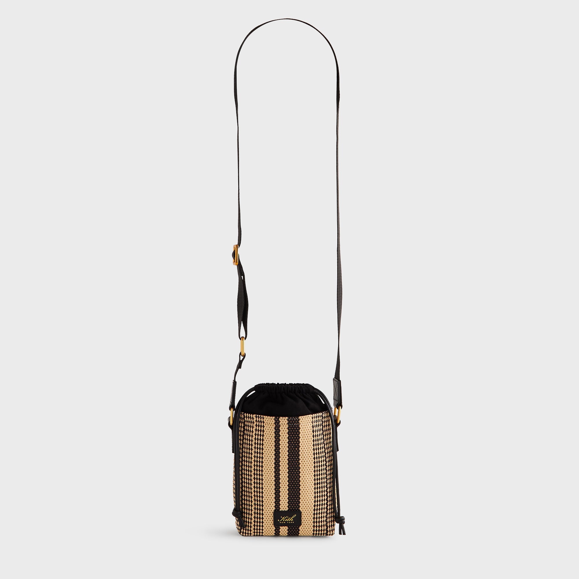 Kith Striped Raffia Drawstring Pouch - Radiant – Kith Europe