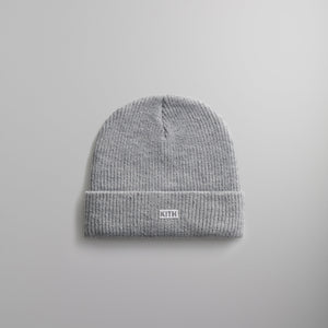 Kith Classic Rib Beanie - Light Heather Grey