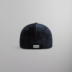 Kith & New Era for the New York Yankees Chenille Chainstitch 59FIFTY Low Profile - Nocturnal