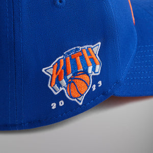 Kith & New Era for the New York Knicks Cotton 9FORTY A-Frame Snapback - Royal