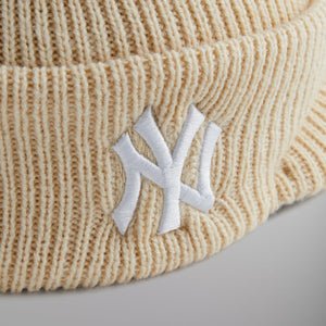 Kith for the New York Yankees Visor Beanie - Sandrift