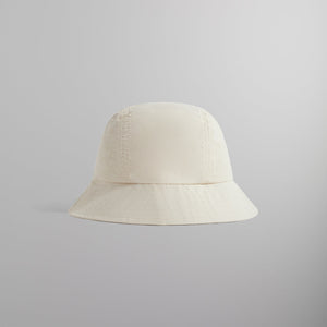 Kith Flocked Nylon Monogram Bucket Hat - Veil