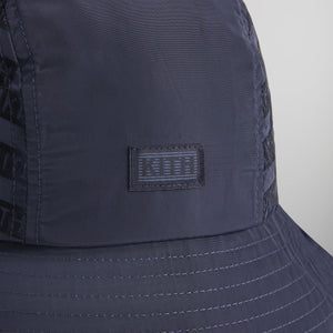 Kith Flocked Nylon Monogram Bucket Hat - Nocturnal PH