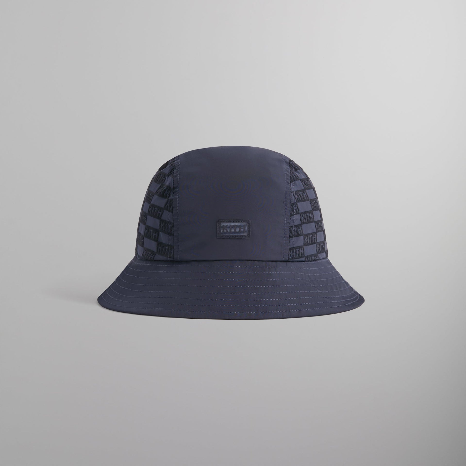 Kith Flocked Nylon Monogram Bucket Hat - Nocturnal PH