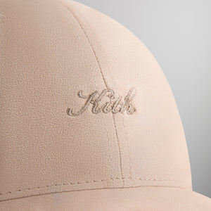 Kith Microsuede Two Tone Kith Script Aaron Cap - Muslin PH