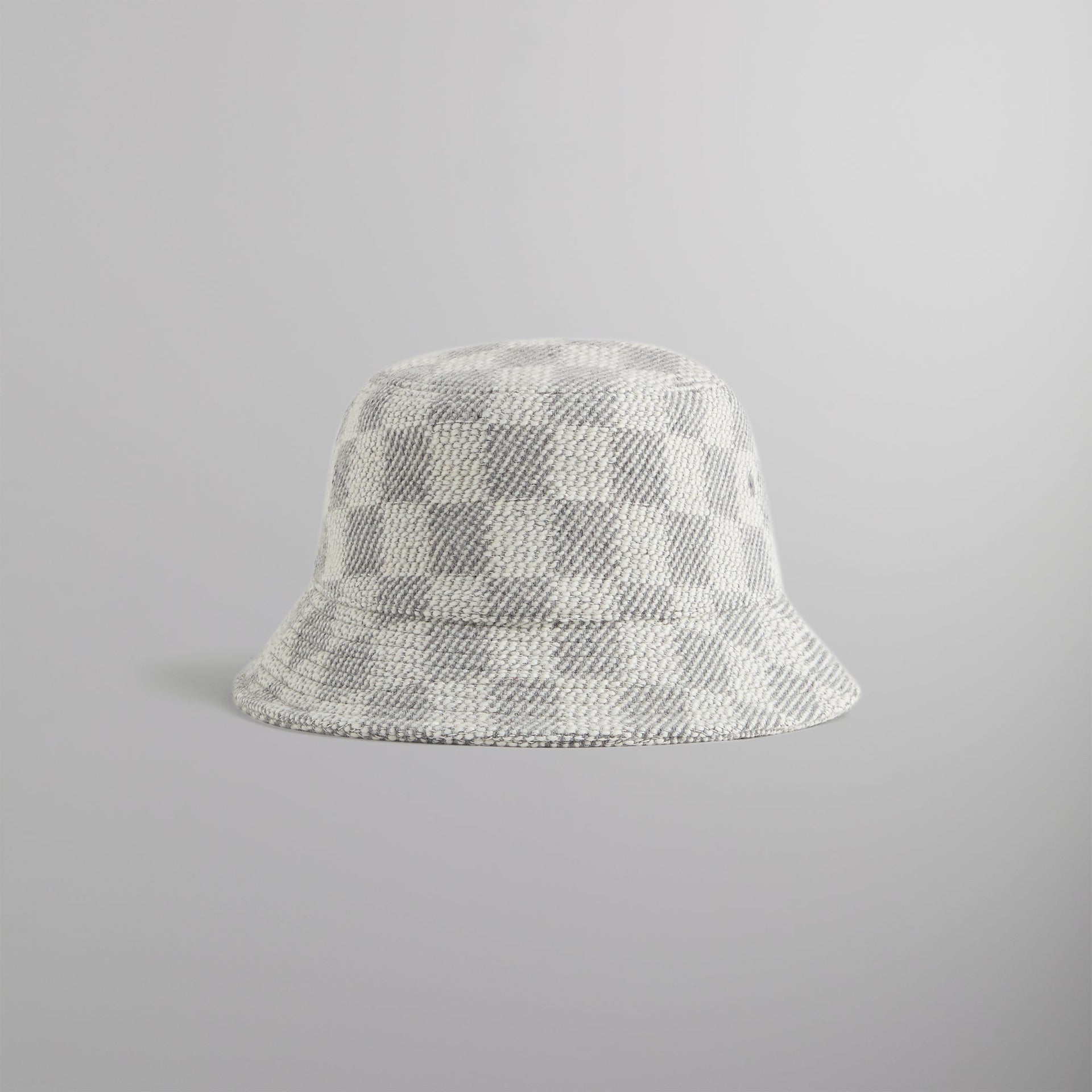 Kith Check Boucle Dawson Bucket Hat - Steel