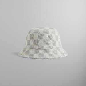 Kith Check Boucle Dawson Bucket Hat - Steel PH