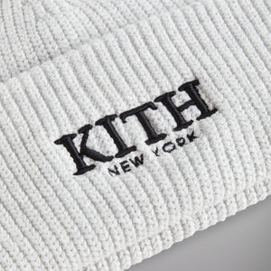 Kith Serif Mia Beanie - Light Heather Grey PH