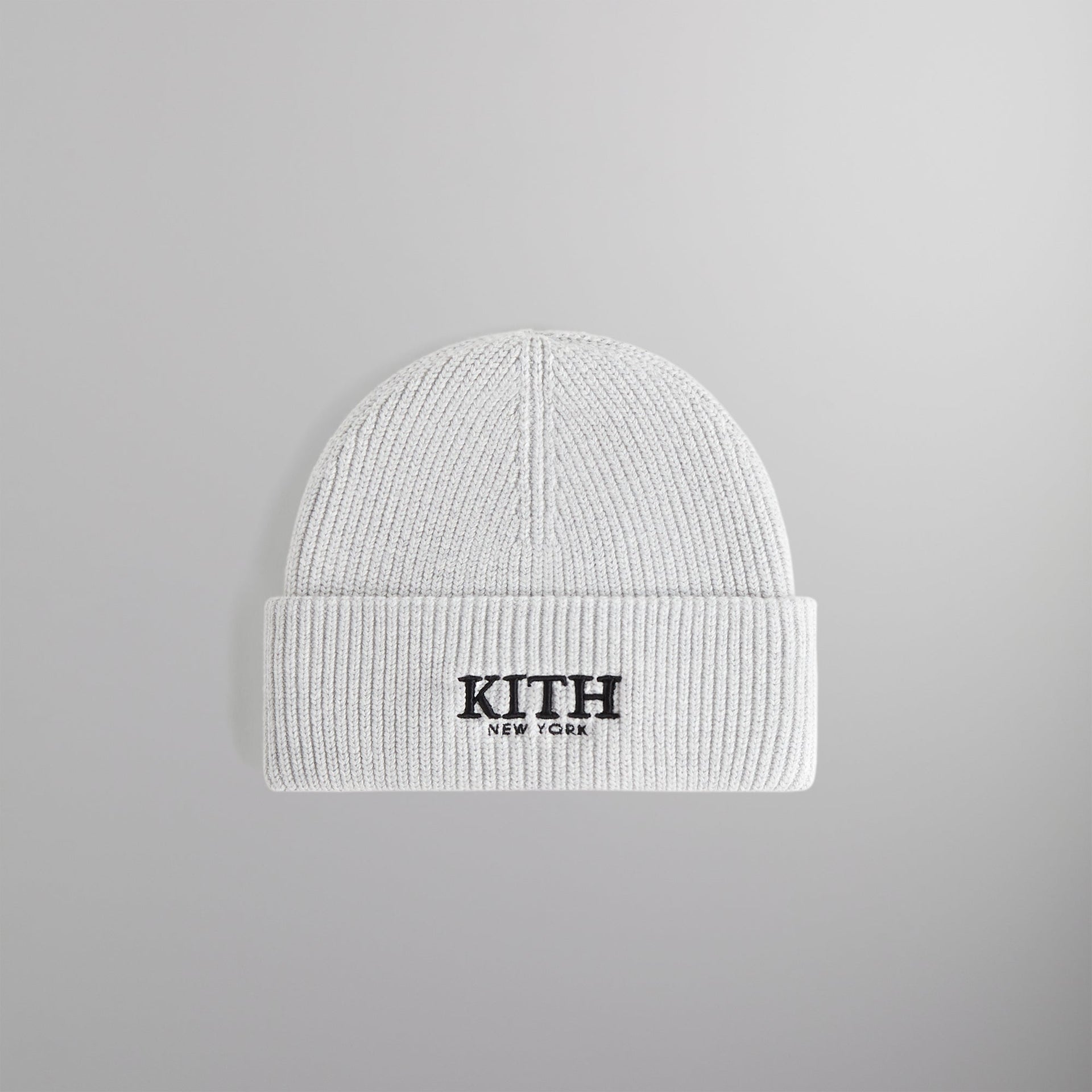 Kith Serif Mia Beanie - Light Heather Grey