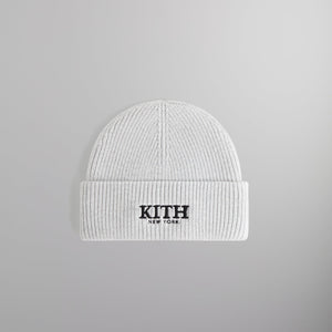 Kith Serif Mia Beanie - Light Heather Grey