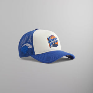 Kith & New Era for the New York Knicks 9FORTY A Frame Trucker Hat - Royal