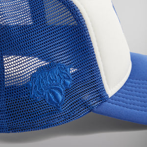 Kith & New Era for the New York Knicks 9FORTY A Frame Trucker Hat - Royal PH