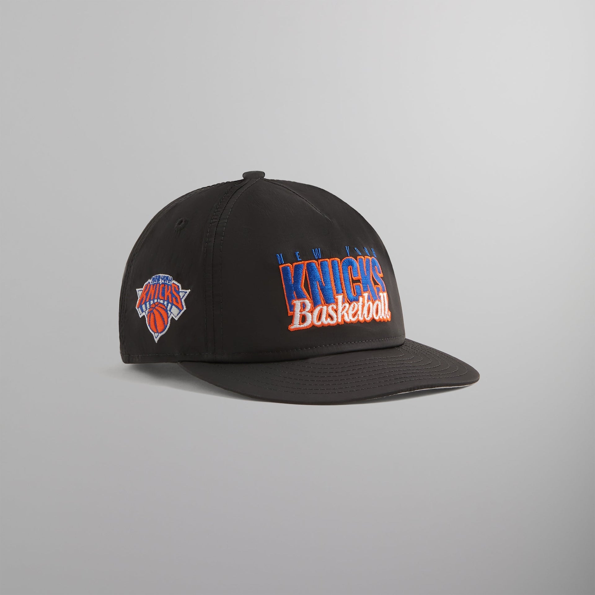 Kith & New Era for the New York Knicks Wrinkle Nylon 9FIFTY Snapback - Black