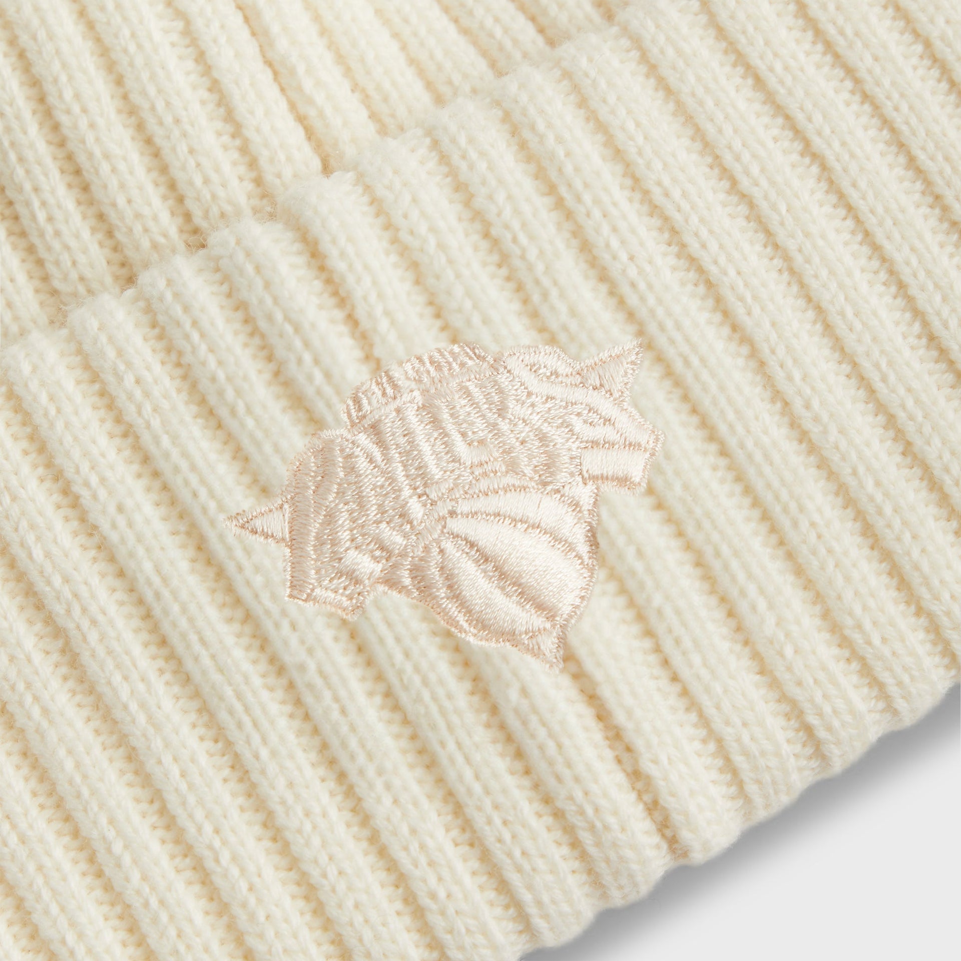 Kith for the New York Knicks Superman Logo Beanie - Sandrift - PH