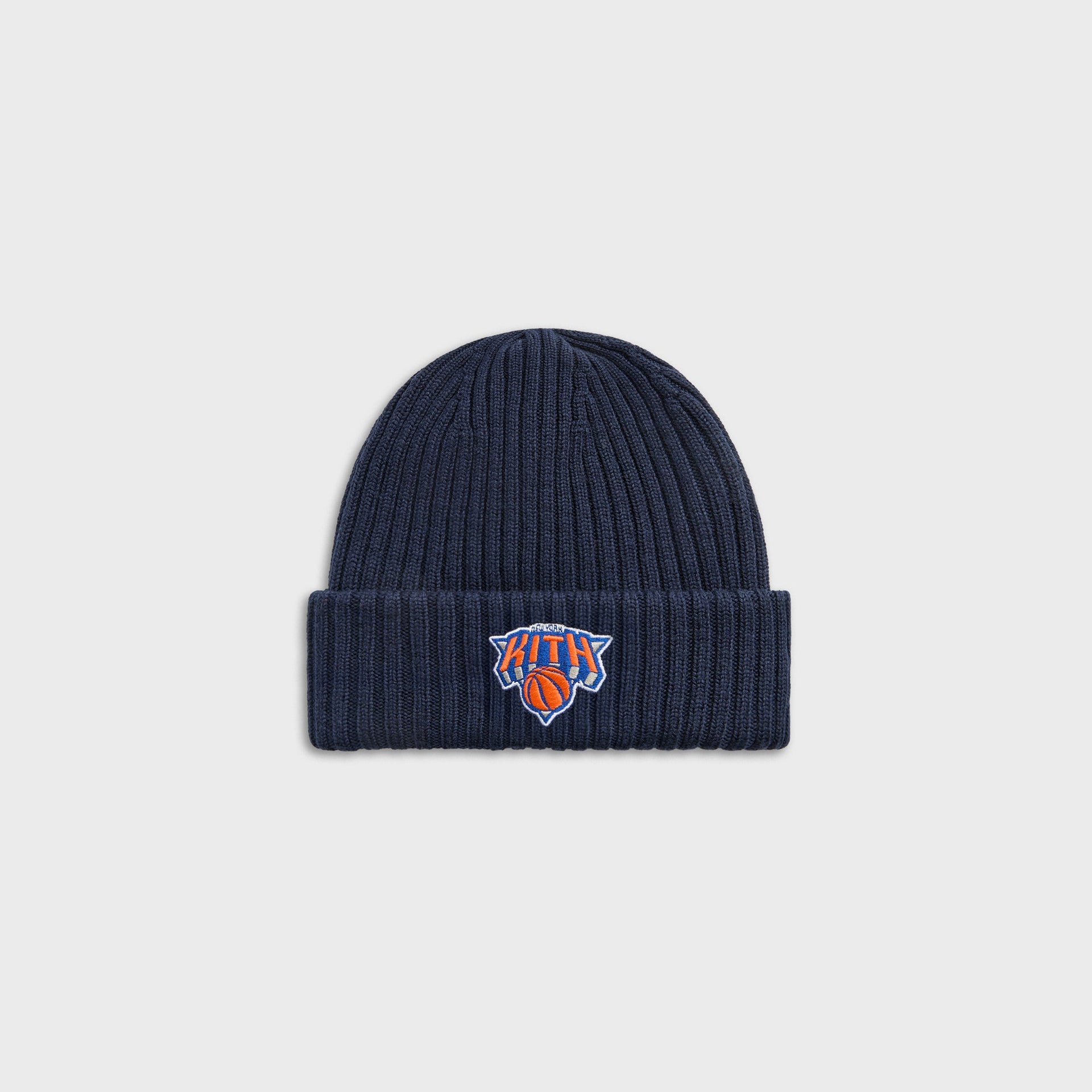 Kith for the New York Knicks Superman Logo Beanie - Nocturnal