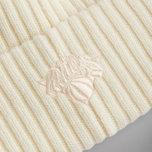 Kith for the New York Knicks Wings Logo Beanie - Sandrift