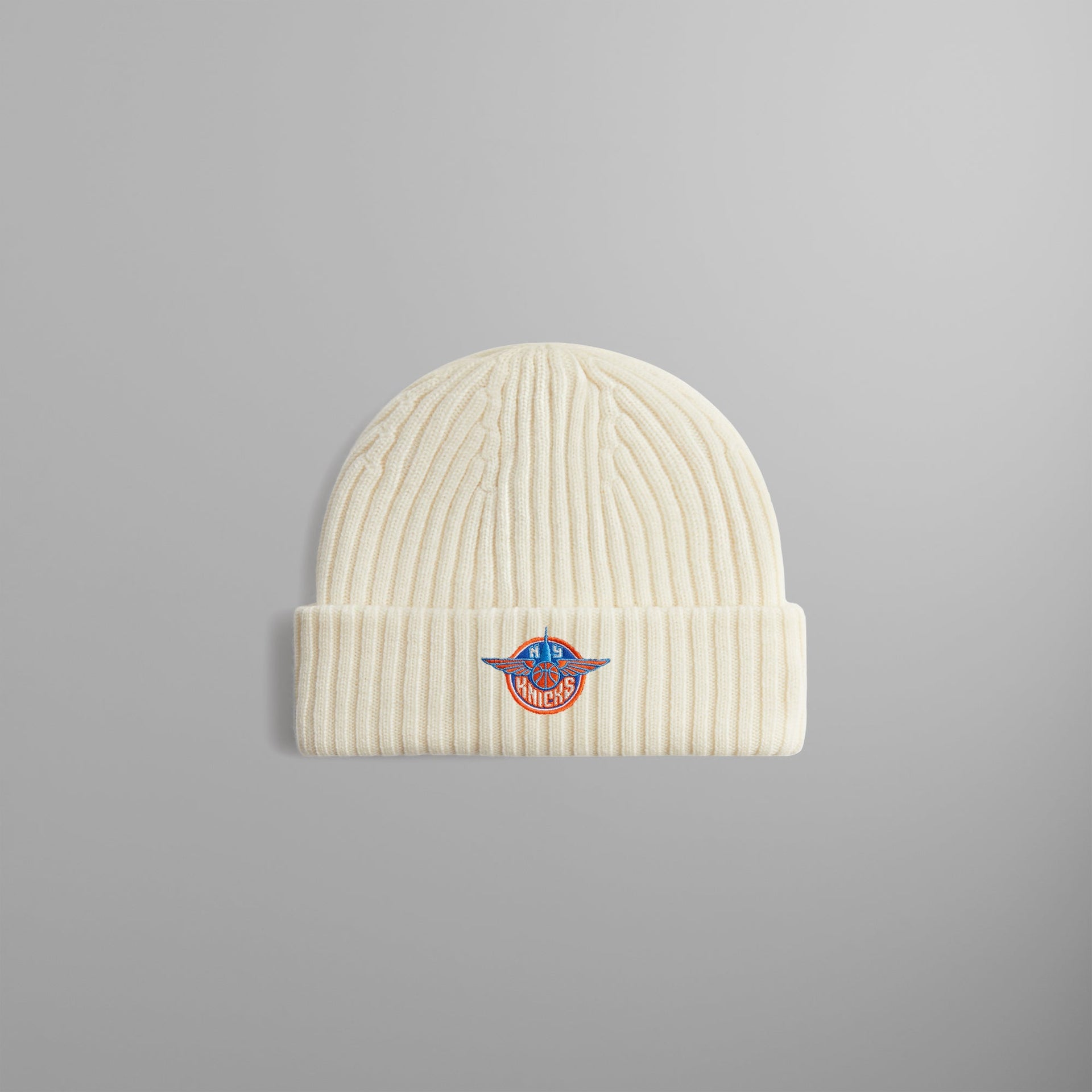 Kith for the New York Knicks Wings Logo Beanie - Sandrift PH