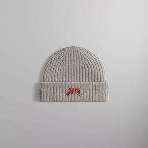 Kith for the New York Knicks Archway Beanie - Light Heather Grey