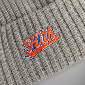 Kith for the New York Knicks Court Vision Beanie - Light Heather Grey PH