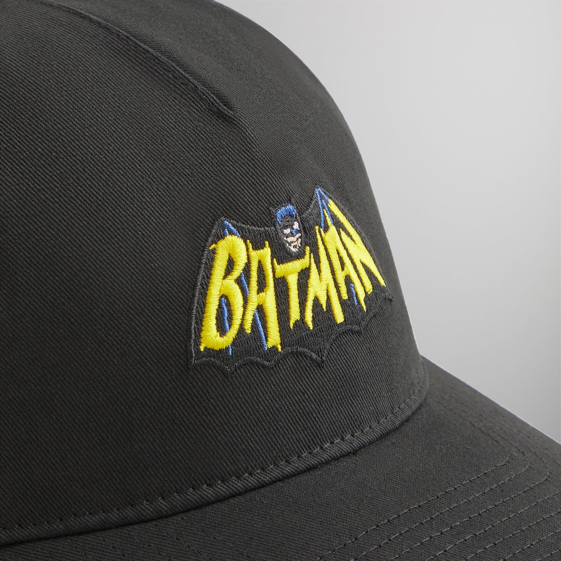 Batman | Kith Twill Low Pinch Crown Snapback - Black