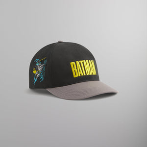 Batman | Kith Twill Two Tone Pinch Crown Snapback - Black