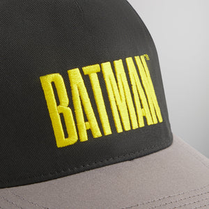 Batman | Kith Twill Two Tone Pinch Crown Snapback - Black