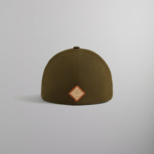 Kith for '47 K&K Diamond Plaque Unstructured Fitted Cap - Bronze Leaf PH