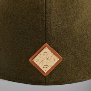 Kith for '47 K&K Diamond Plaque Unstructured Fitted Cap - Bronze Leaf PH