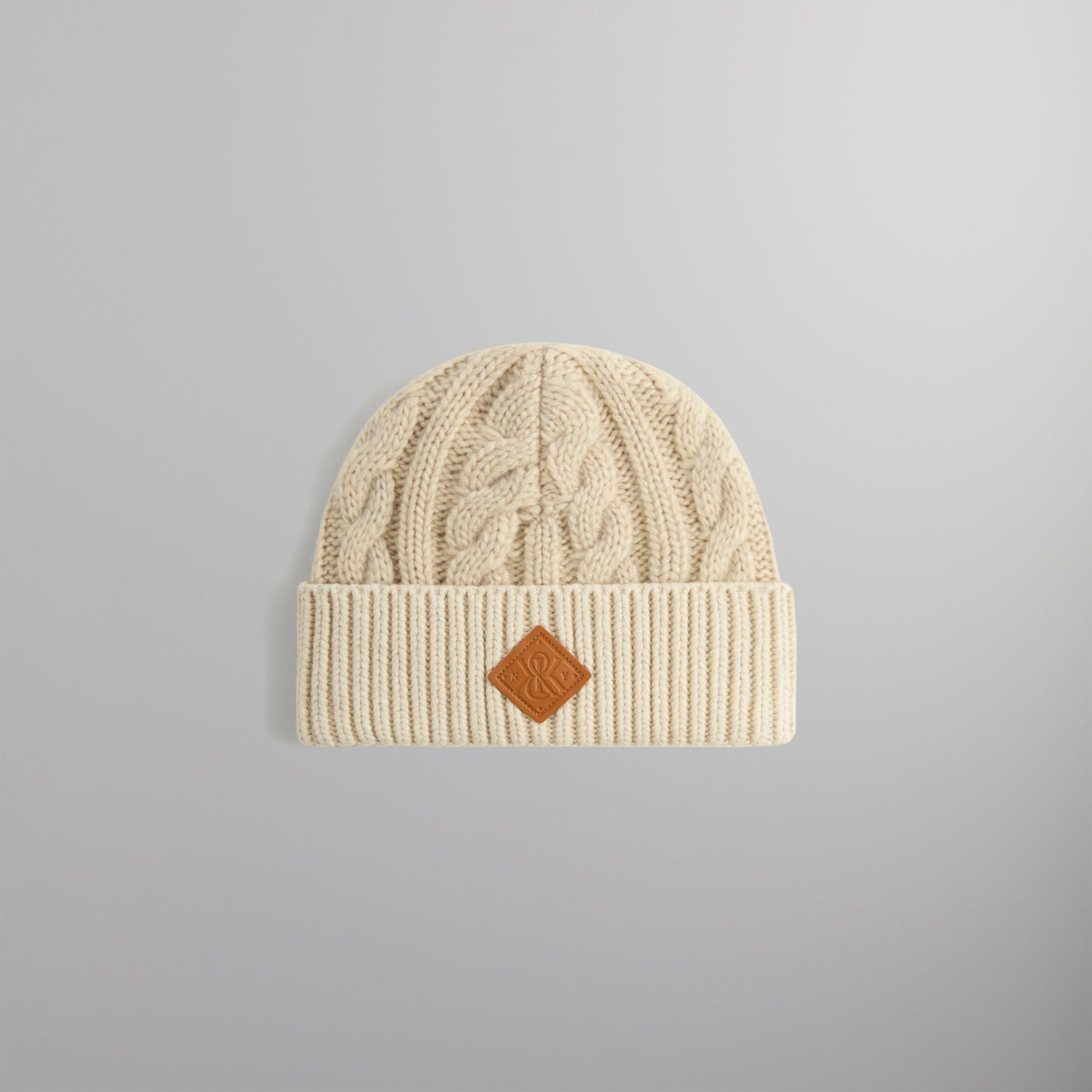 Kithmas Leather Crest Mia Beanie - Heather Oatmeal PH