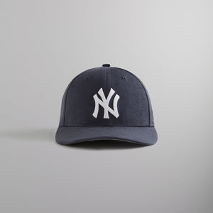 Kith & New Era for the New York Yankees Microsuede 59FIFTY Low Profile Fitted - Nocturnal