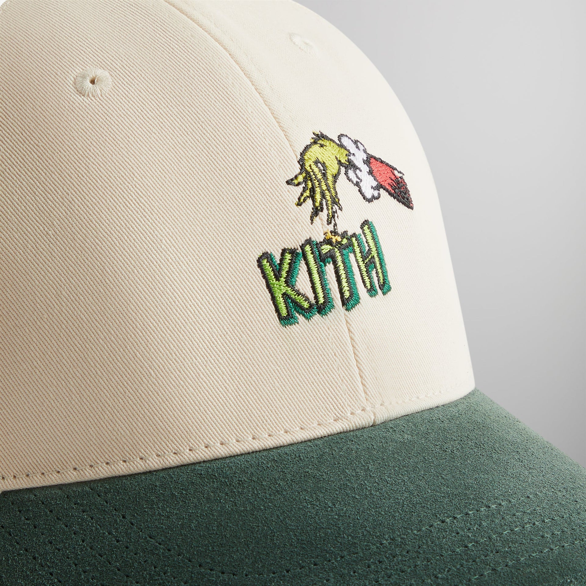 Kith for The Grinch Suede Brim Aaron Cap - Sandrift