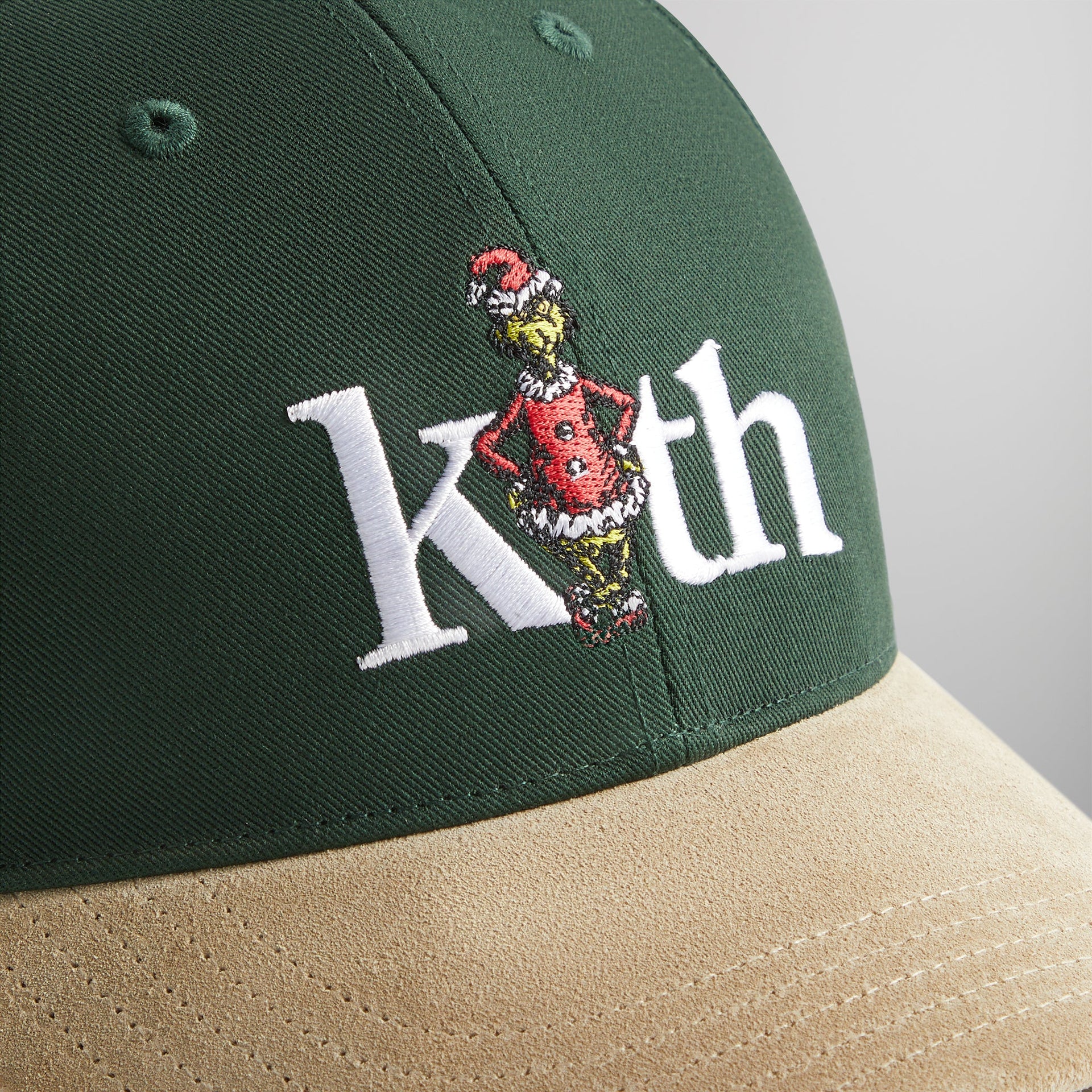 Kith for The Grinch Suede Brim Aaron Cap - Stadium